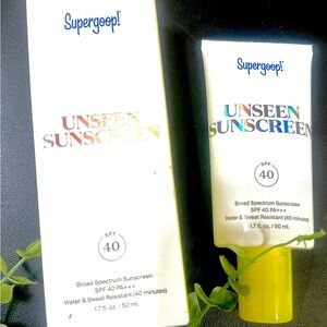 Supergoop! Unseen Sunscreen SPF 40 1.70oz Brand New in Box